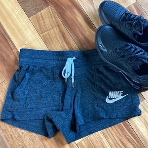 Womens Small dark charcoal Nike cotton running shorts